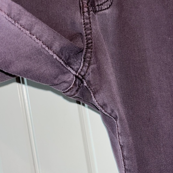 Eggplant purple Adriano Goldschmied Matchbox slim straight denim pants size 30 - Picture 13 of 15